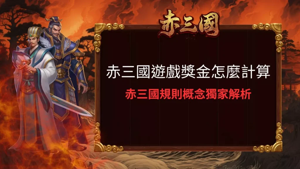 赤三國老虎機獎金計算方式解析,ATG赤三國遊戲規則與倍率概念說明